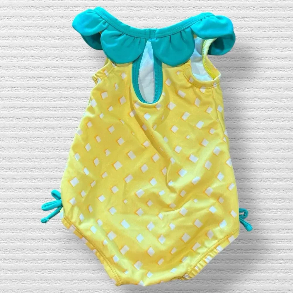 Gymboree Pineapple One Piece Swimsuit 6-12 M